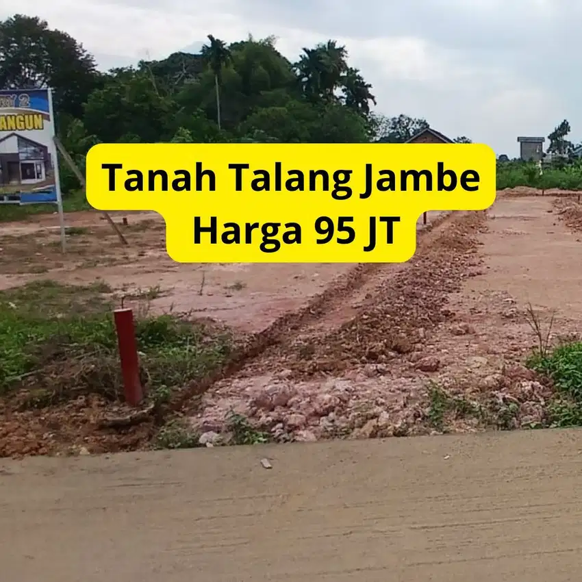 Tanah murah palembang JL Padat Karya Talang Jambe