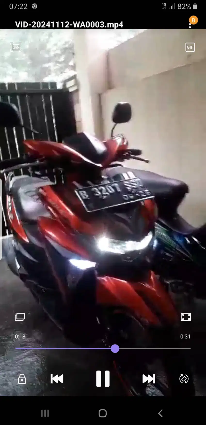 Yamaha Soul GT 2015 merah mulus terawat shok bru ganti aki baru