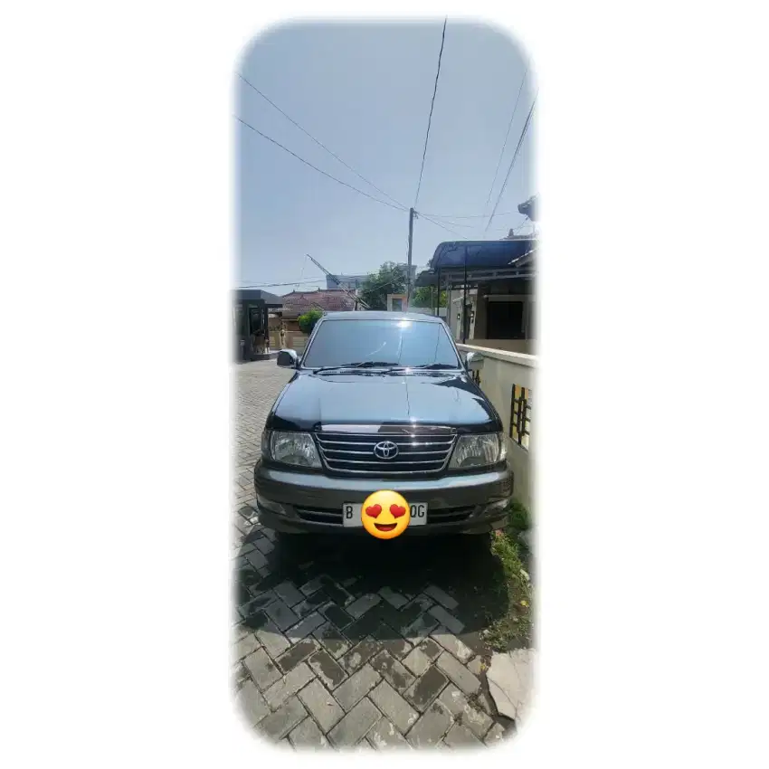 Jual Kijang Krista Hitam 2.0 M/T Bensin 2002