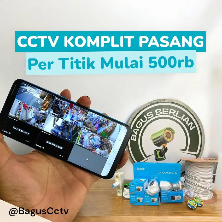 PAKET CCTV KOMPLIT PASANG