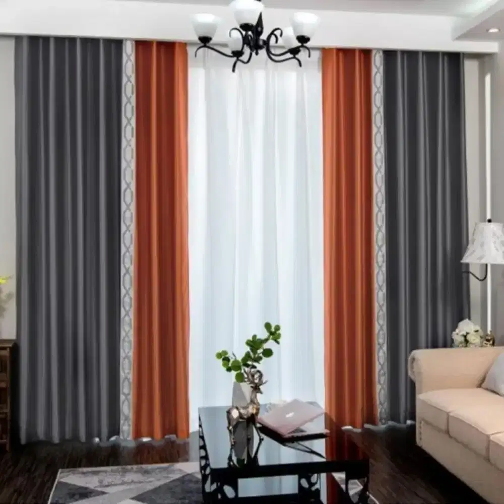 Jual gordyn gorden tirai vertikal roll blind jasa wallpaper dinding vi