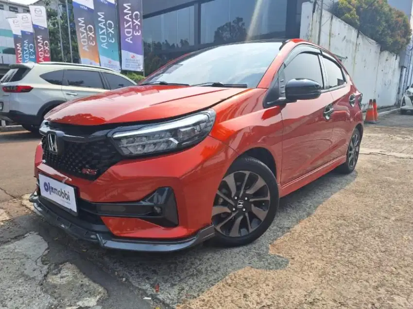 Pajak Panjang TDP 22JT Honda Brio 1.2 RS Bensin-MT 2023 Orange