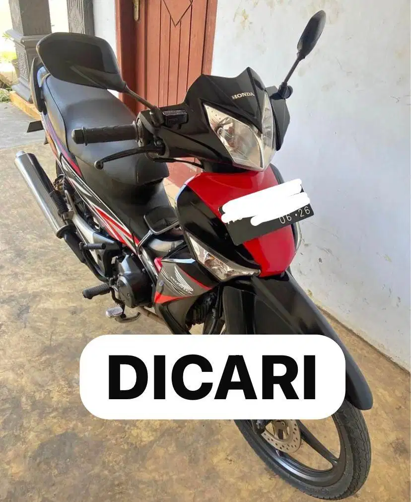 Di Cari Supra X 125 Double Disk DD Tahun 2012 Ke Atas Karbu.