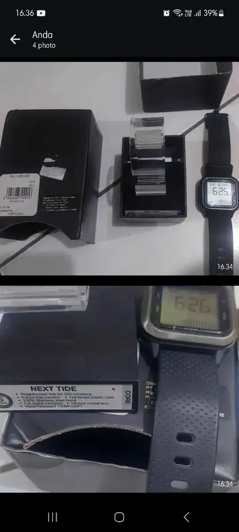 JAM RIP CURL ORIGINAL 100 %