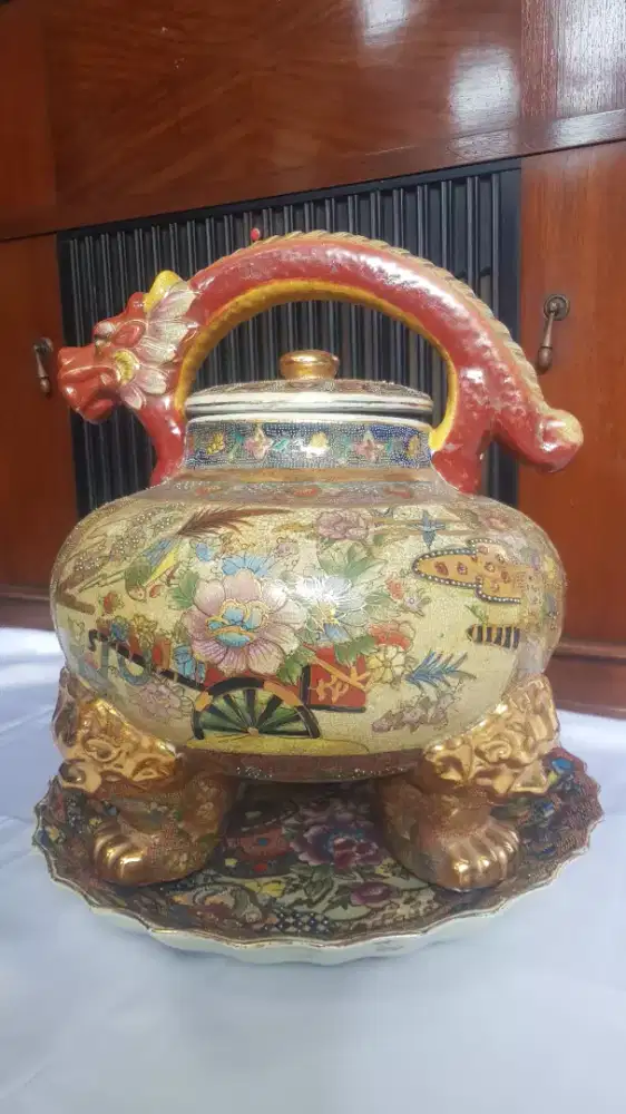 SATSUMA DRAGON  ANTIK