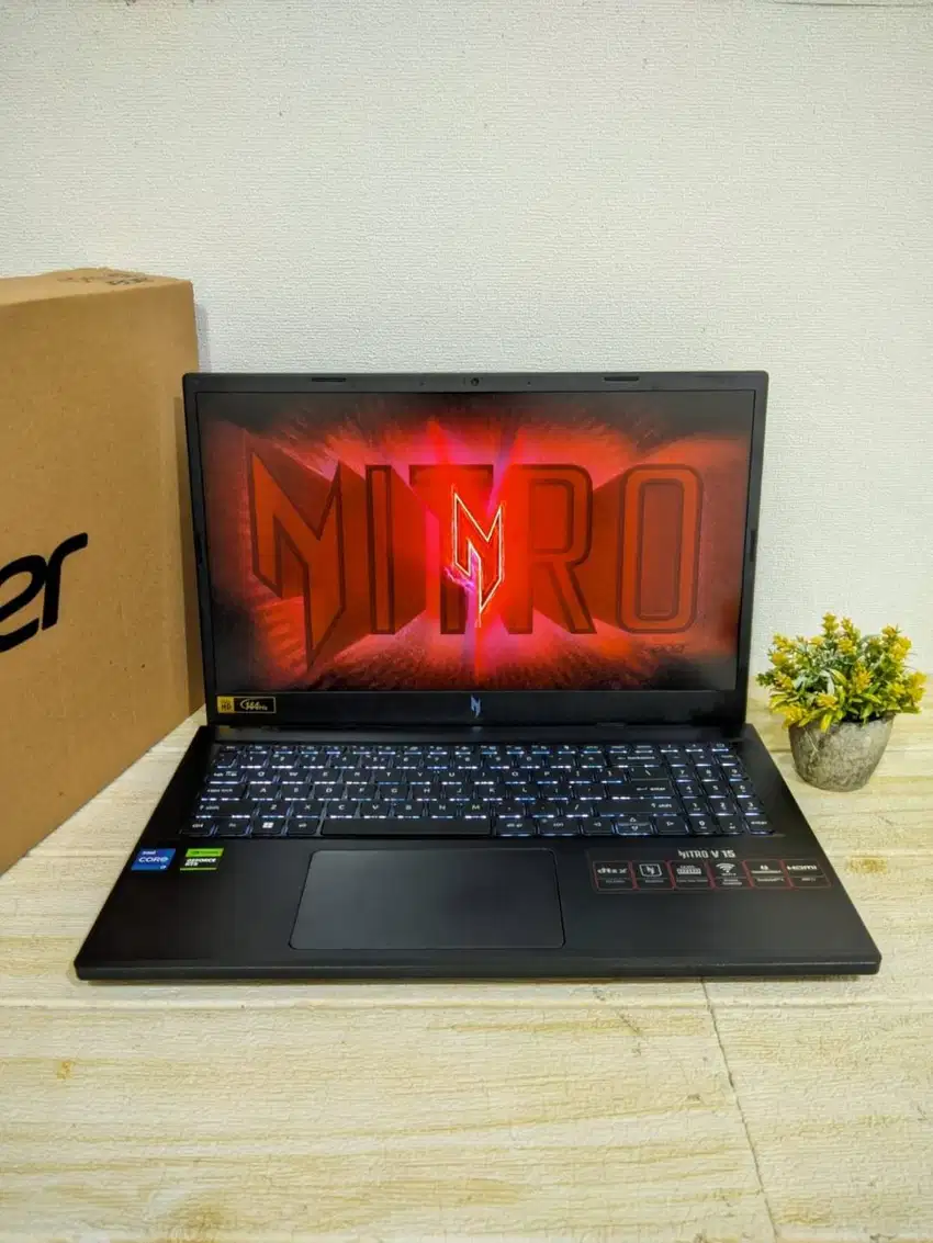 LAPTOP GAMING NEW ACER NITRO ANV15-51 RAM 16GB SSD 512GB RTX 2050 4GB