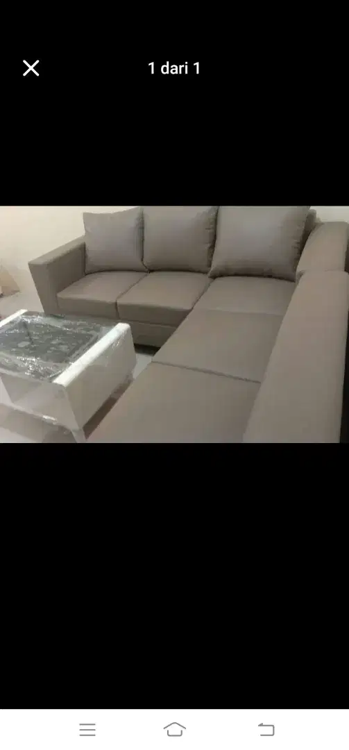 Menerima pesanan sofa baru/servis