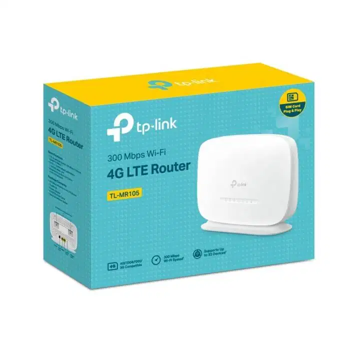 TP-Link MR105 4G LTE Router 300Mbps