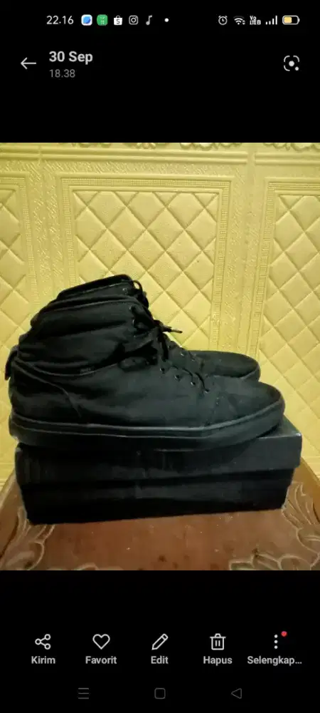 Vans high full black