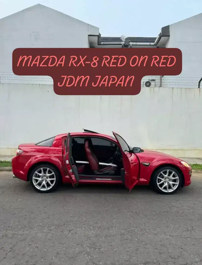 Mazda RX8 2009 Sunroof Facelift Gen2 JDM Red on Red Like New