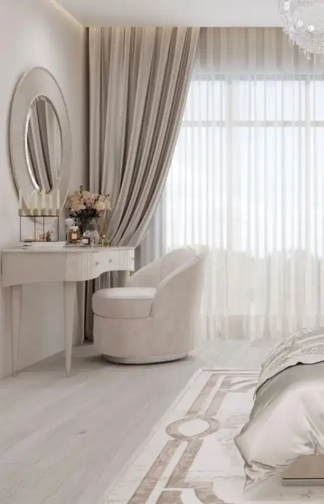 Jual gordyn gorden tirai vertikal roll blind jasa wallpaper dinding vi