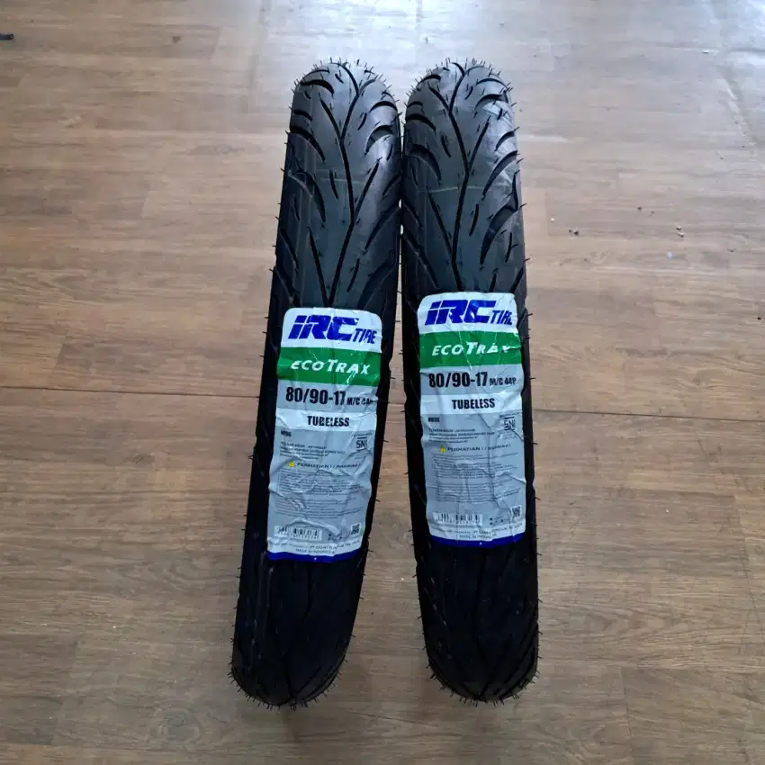 IRC ECOTRAX NR96 TL 80/90 -17 M/C 44P (HARGA UTK 1 PCS & FREE PASANG)