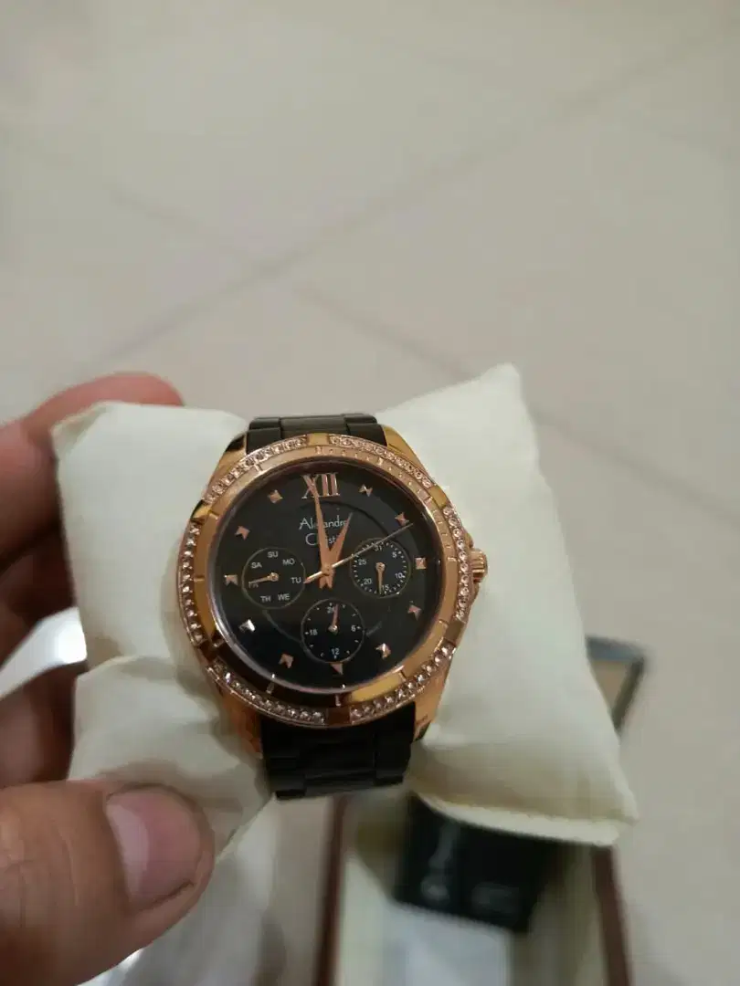 Jam tangan wanita ori,branded, alexandre cristie