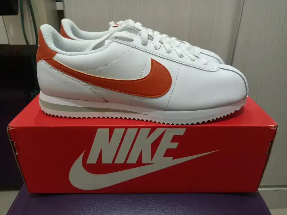 Nike Cortez White/Campfire Orange (NEGO)