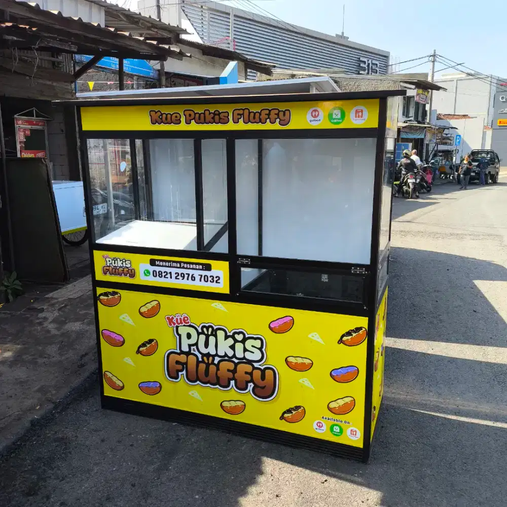 Terima pesanan gerobak dan etalase alumunium