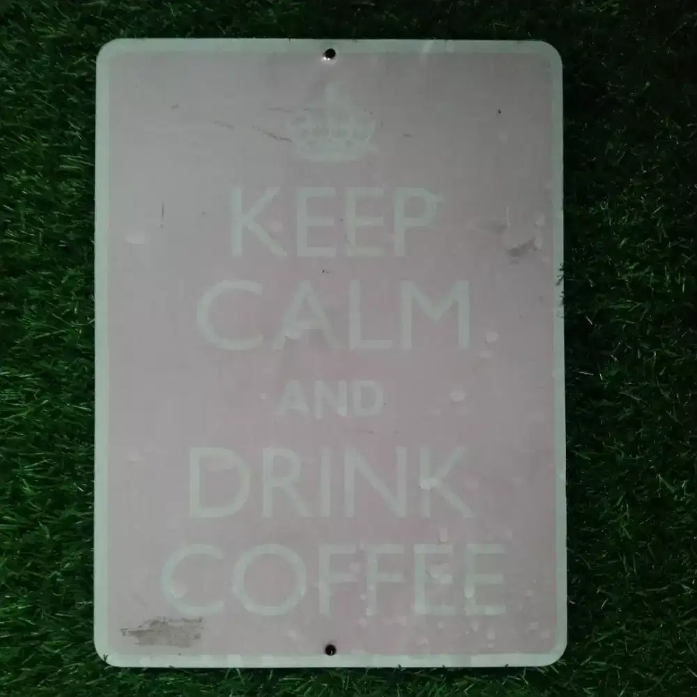 Sign plate unik alumunium