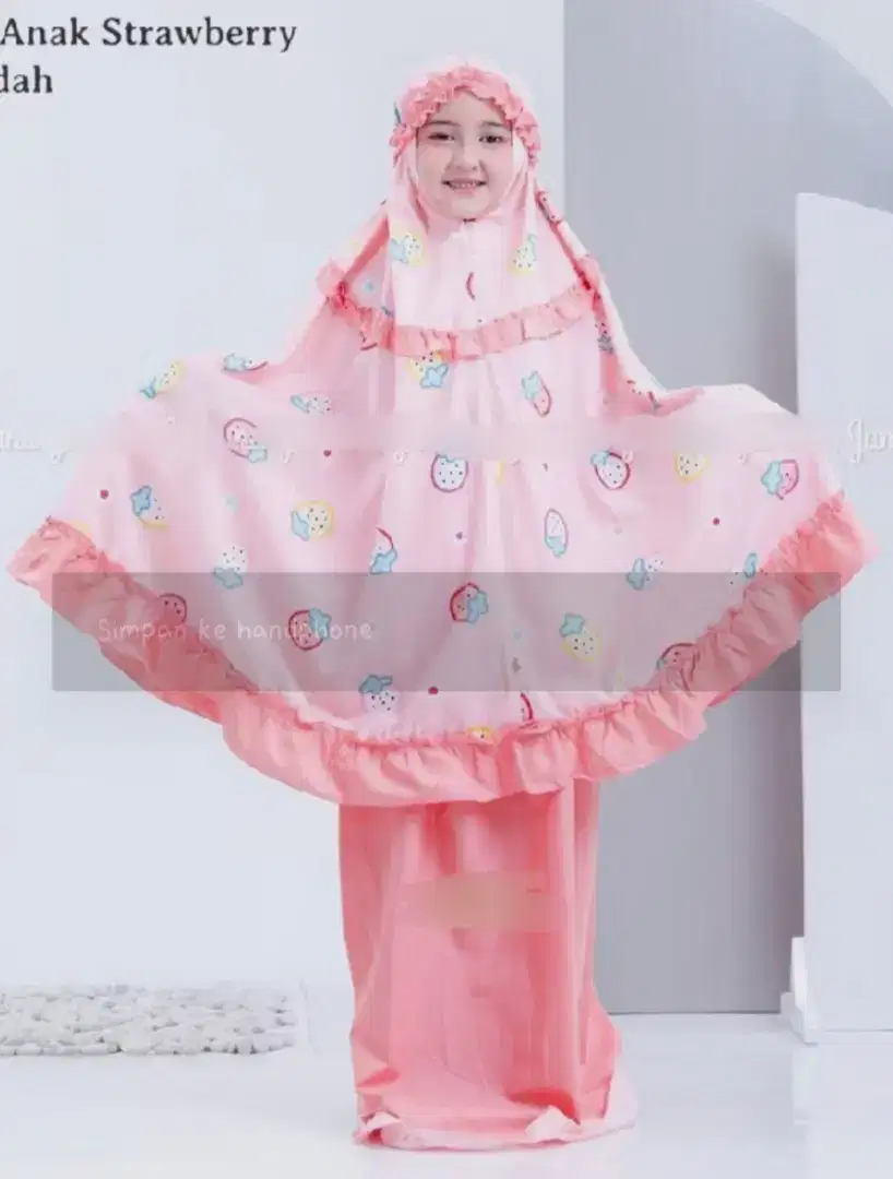 MUKENA ANAK + SAJADAH (TAS) BEKAS SECOND