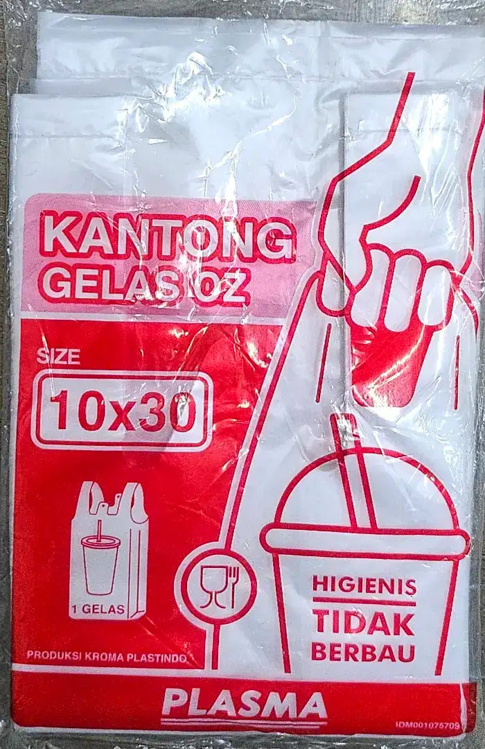 KANTONG PLASTIK GELAS PLASMA (PER IKAT)