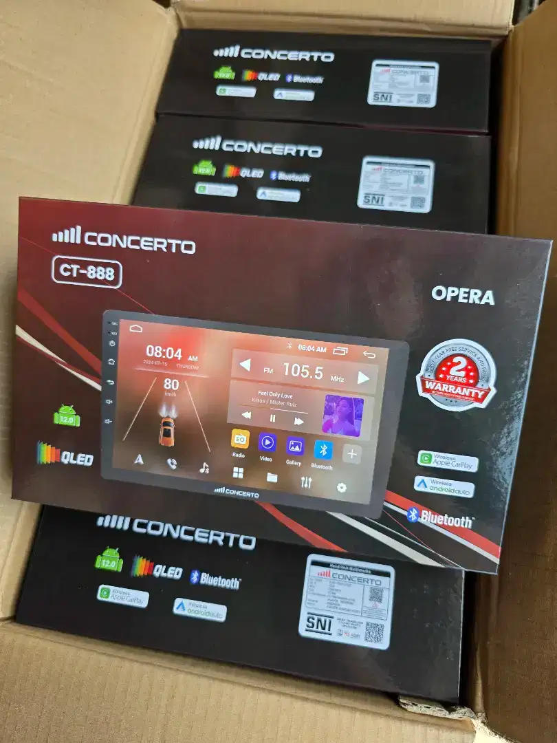 Android 9inch Concerto New Ram 2/32 Qled