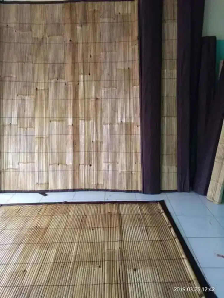 jual krey kayu rotan plapon di Fery shop langsung pasang