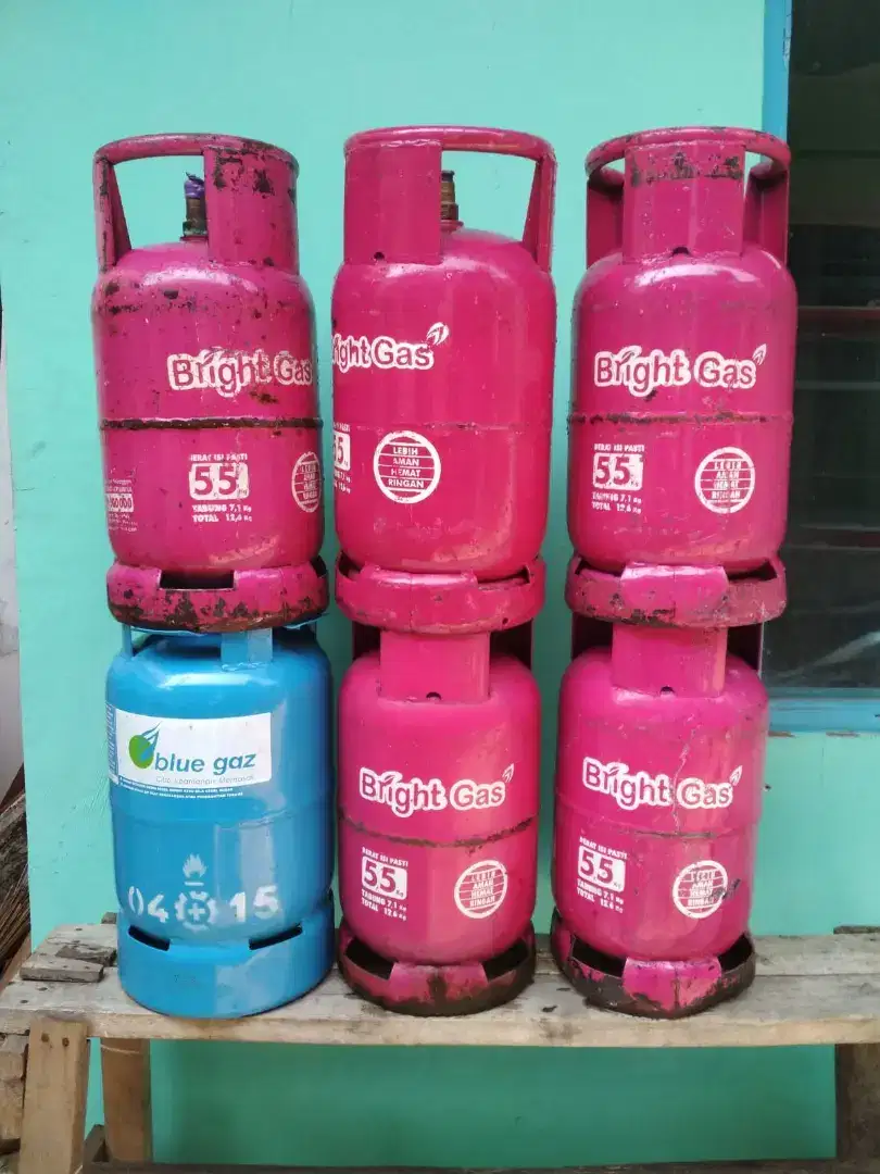 JUAL TABUNG GAS TAMPA ISI : 5,5 Kg (275.000)