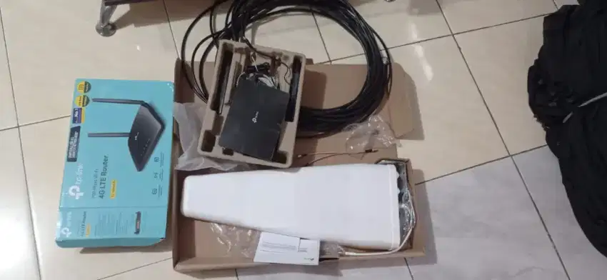 Paket lengkap router wifi all operator tp link mr6400