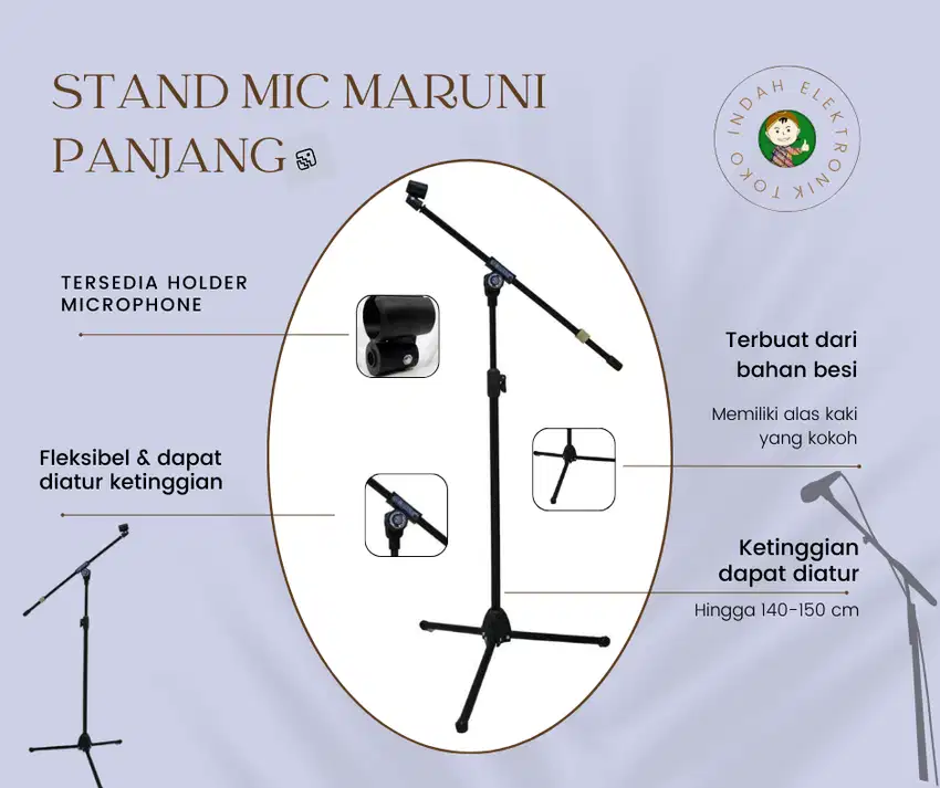 Stand Microphone MARUNI Panjang