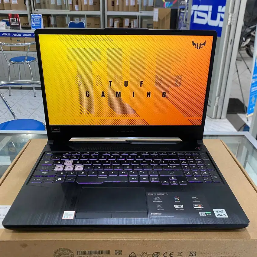 Asus Tuf F15 FX506LHB Core i5-10300H 8GB 512GB 15,6FHD GTX 1650Ti 4GB