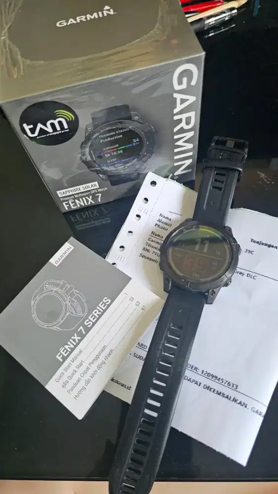 Smartwatch Garmin Fenix 7 sapphire solar
