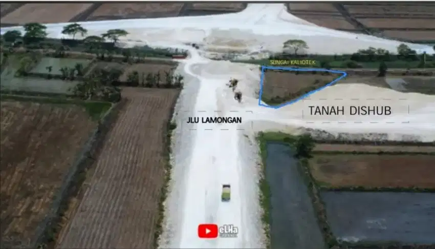 Jual tambak di 0 jalan lingkar utara lamongan