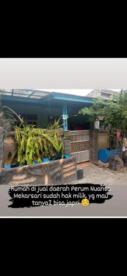 Rumah di jual Nuansa Mekarsari Rajeg