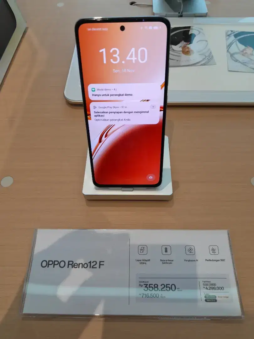 Oppo Reno12F 8/256GB Promo Bebas 1x Cicilan