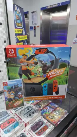 Nintendo switch V2 bundle ring fit adventure