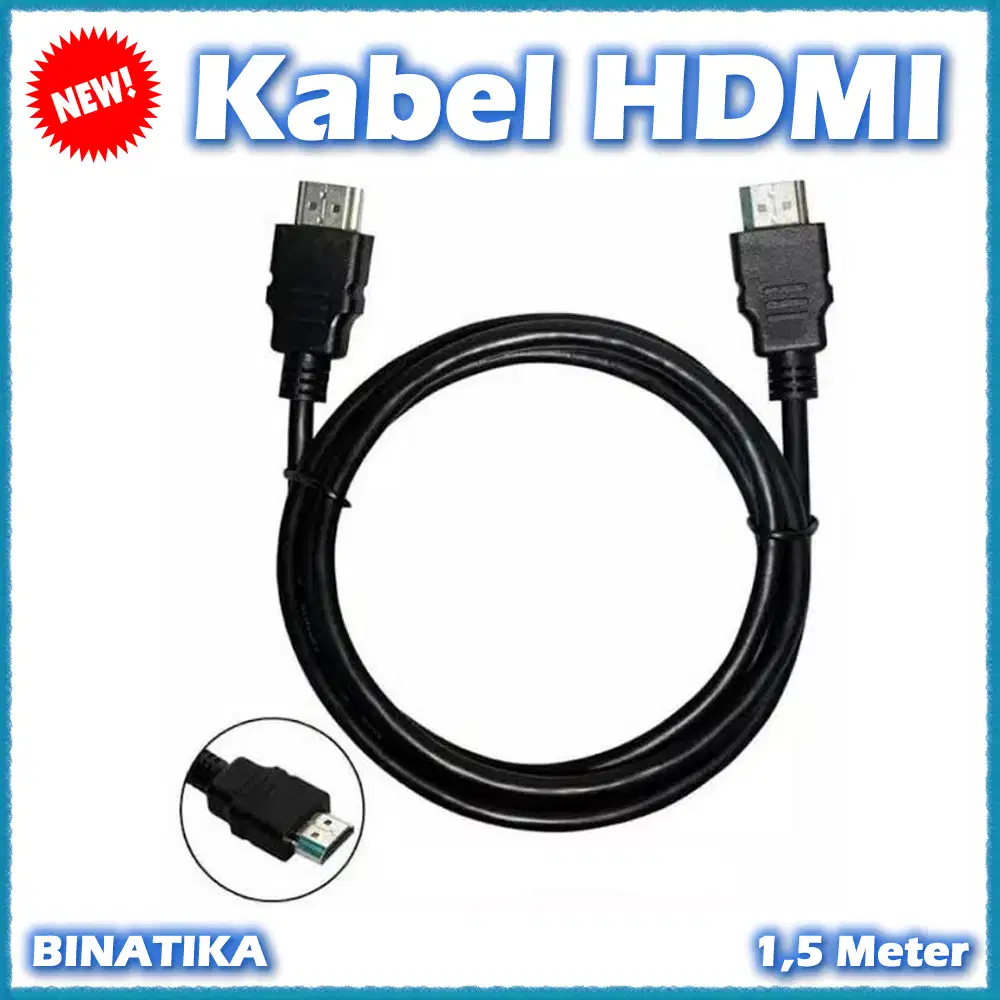 Kabel HDMI Male to Male 1.5 Meter Kabel HDMI Standart