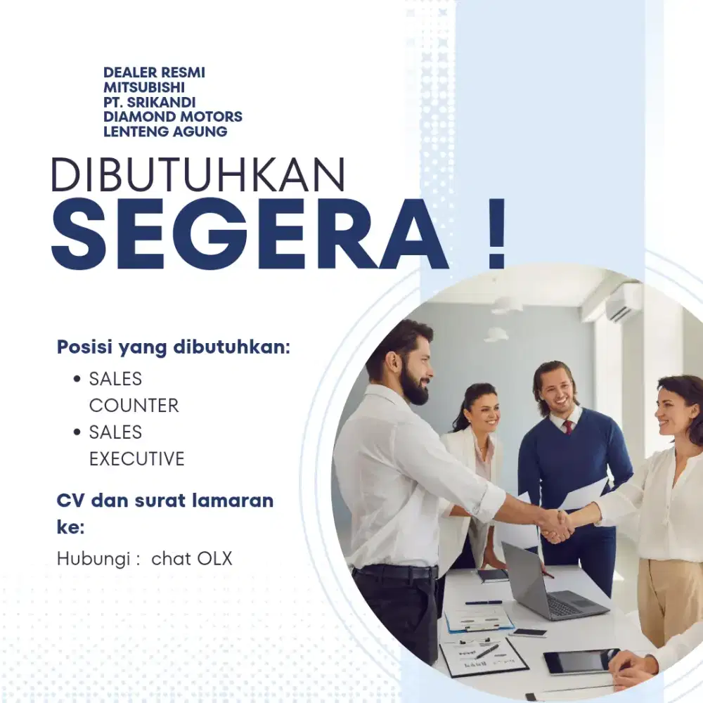 Lowongan kerja Sales Counter Mitsubishi