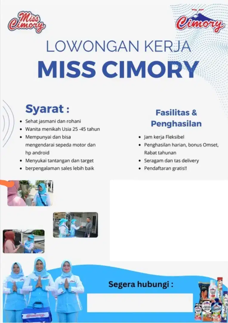 Lowongan Miss Cimory