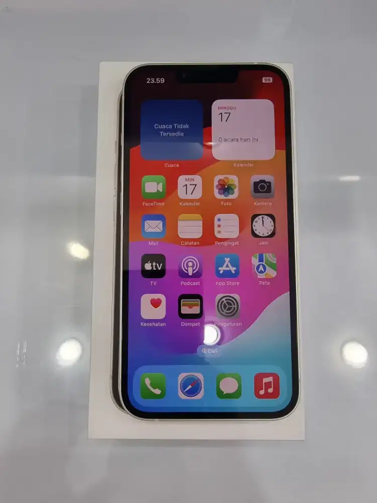 Iphone 14 128Gb Starlight Ex Garansi resmi Ibox -MasterCom
