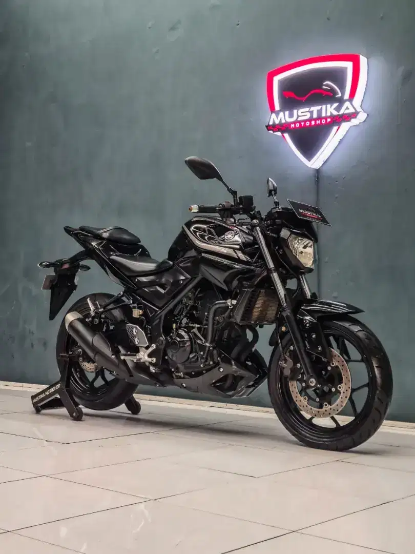 Perfect Condition!!Yamaha MT25 Naked 2018 Black Plat Jatim-Mustika