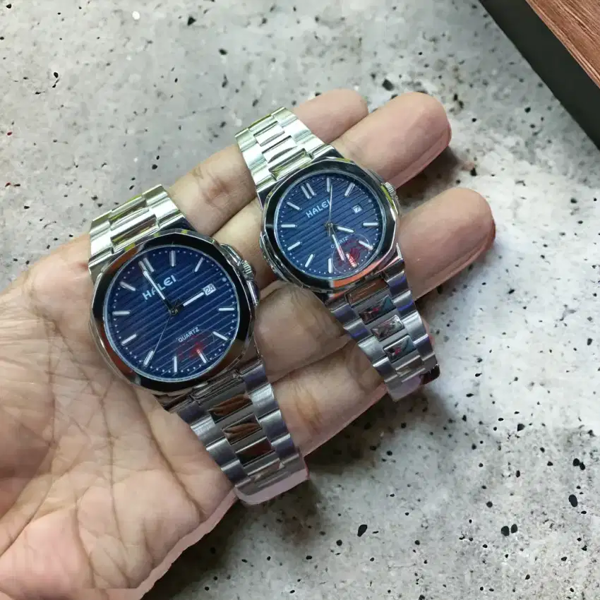 Jam tangan sepasang Halei Kualitas Original bergaransi dan waterproof