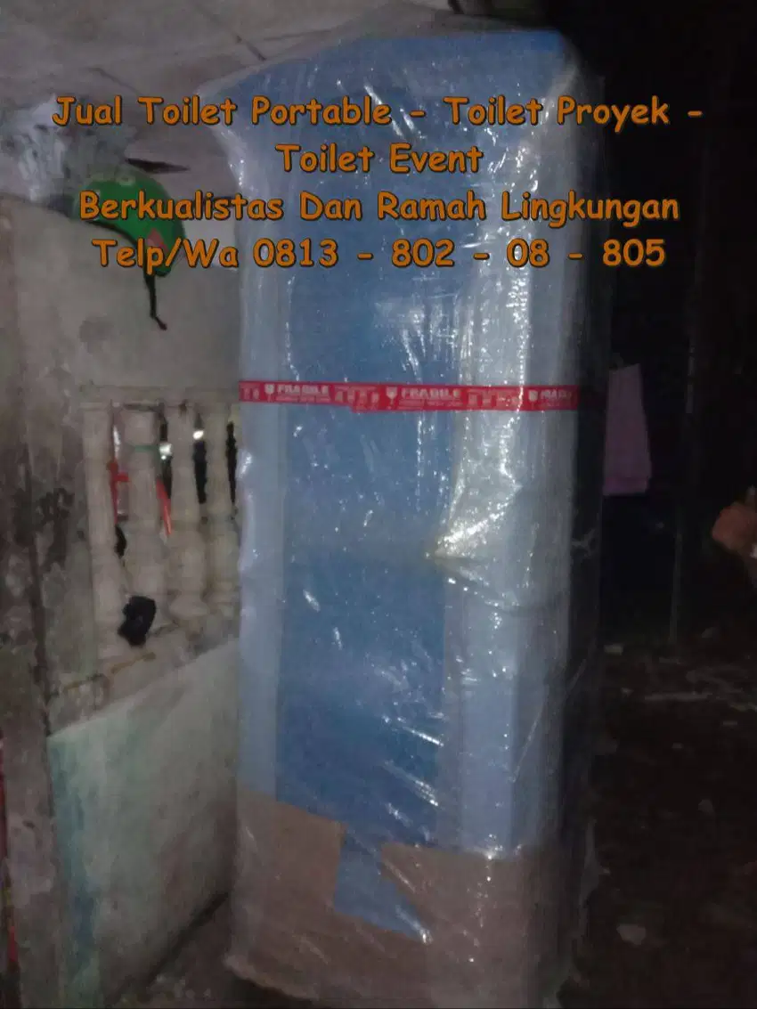 Toilet Portable, Toilet Jongkok, Toilet Praktis Mudah Dipindahkan