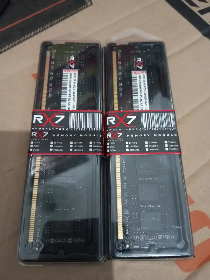 Ram PC 8gb ddr3 pc12800