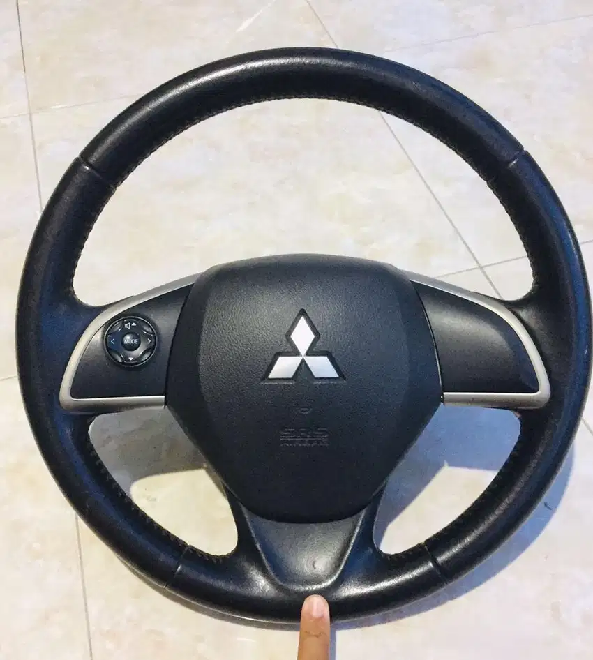 Steering wheel/stir/setir mobil outlander sport facelift copotan ori