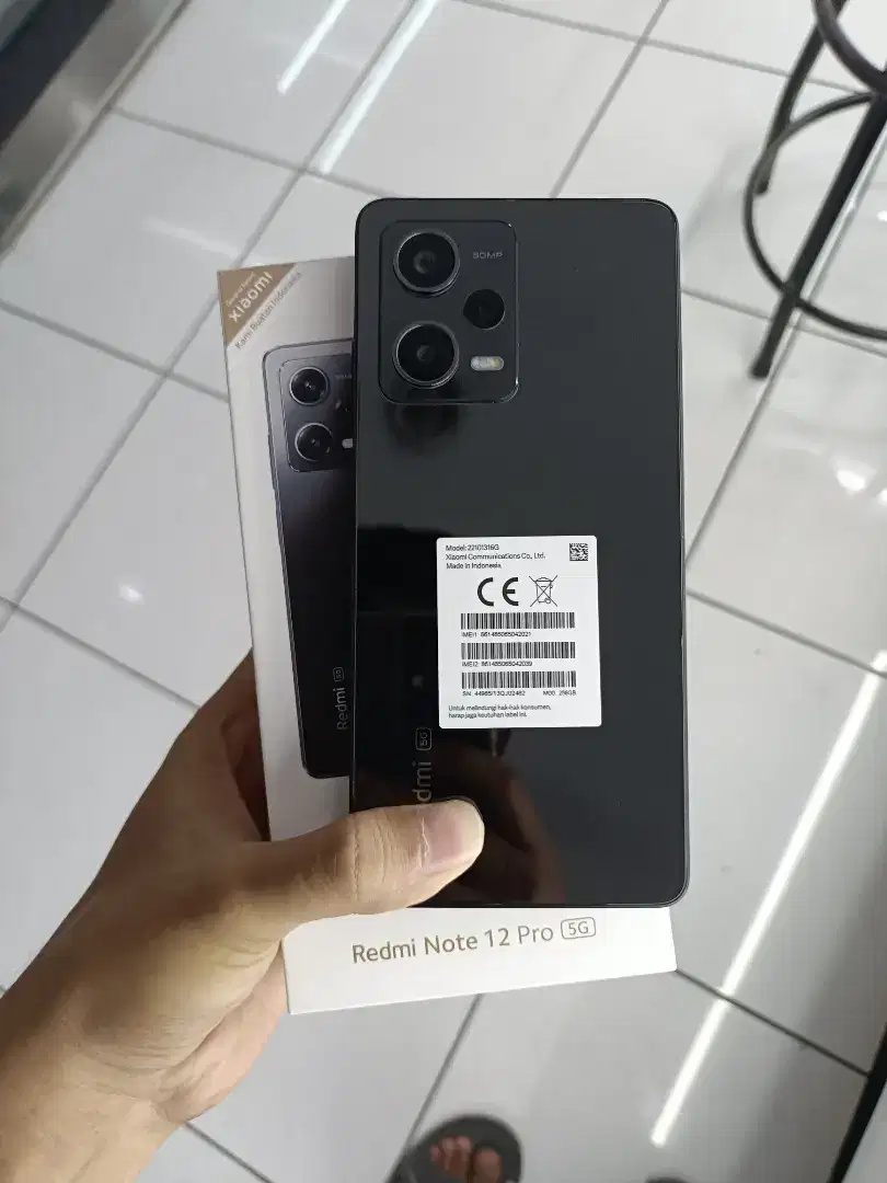 XIAOMI REDMI NOTE 12 PRO 5G 8/256 MULUS NO MINUS