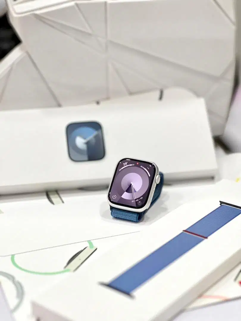 apple watch series 9 45 mm ibox garansi ( agustus 2025 batre 100% )