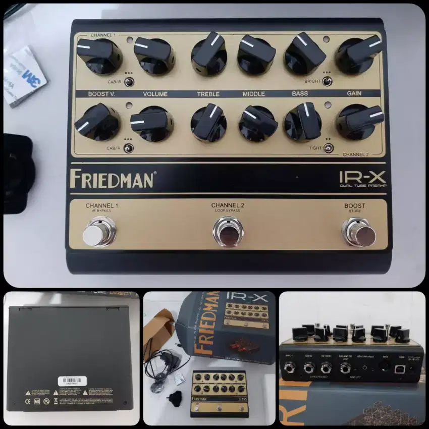 Friedman IR X Preamp Cabsim no Strymon Iridium Walrus ACS Boss