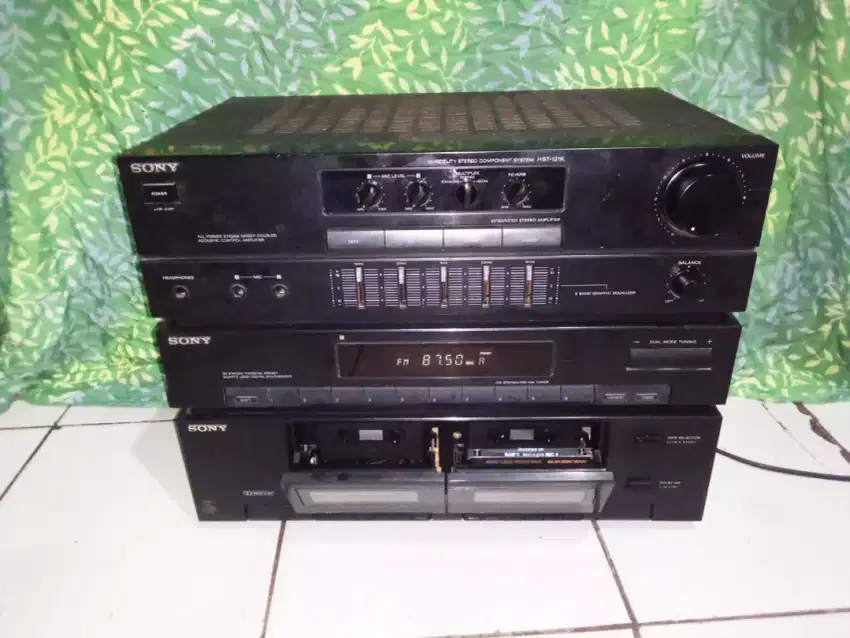 TAPE DECK SONY  HST-121K RADIO DAN KAROKE