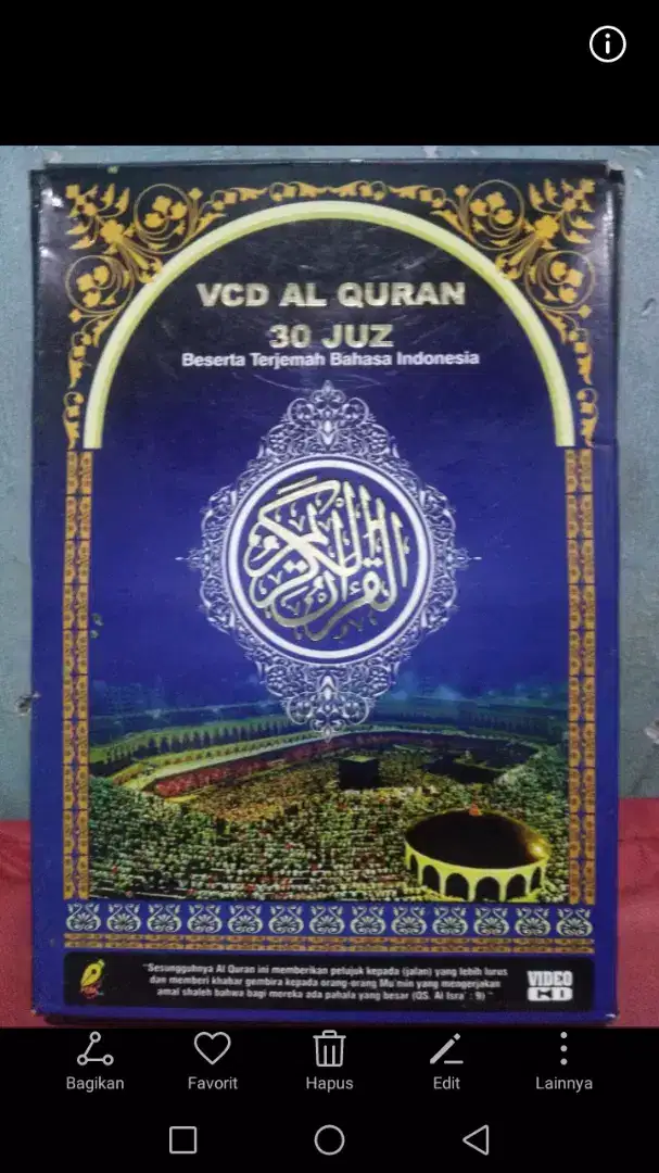 Vcd Murattal Al Qur'an 30 Juzz