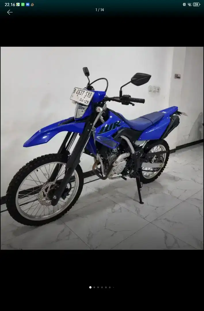 wr155r tahun 2024 pemakaian 5 bulan mulus surat² lengkap pajak hidup