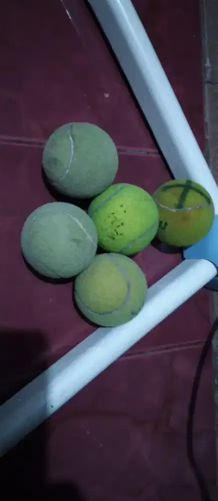 bola tenis isi 10 / bola kasti bekas