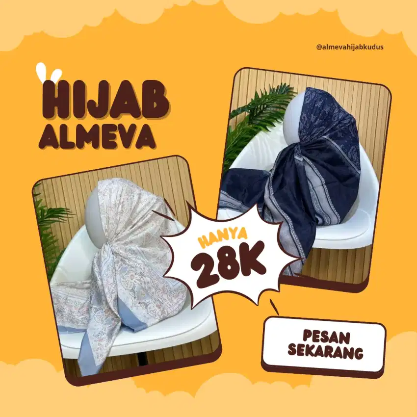 Almeva Hijab Voal Motif Scarf